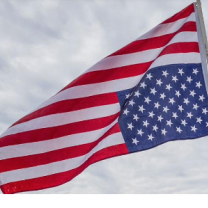 Upside down flag