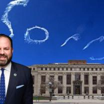 Remy, City Hall and Sorry written in the sky