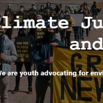 People marching for climate justice