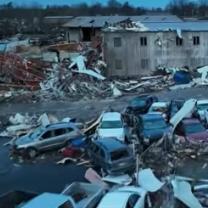 Tornado destruction