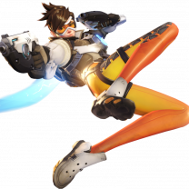 Girl in the air like she's kickboxing