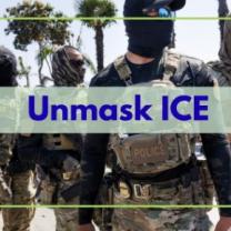 Masked ICE agents