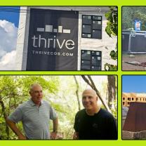 Scenes of Thrive businesses