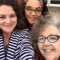 Three women, two white, one black
