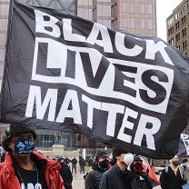 Black Lives Matter flag