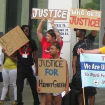 On June 15 protesters demanded an independent investigation of the killing of Henry Green, a 23-year-old black man, at the hands of Columbus police. 