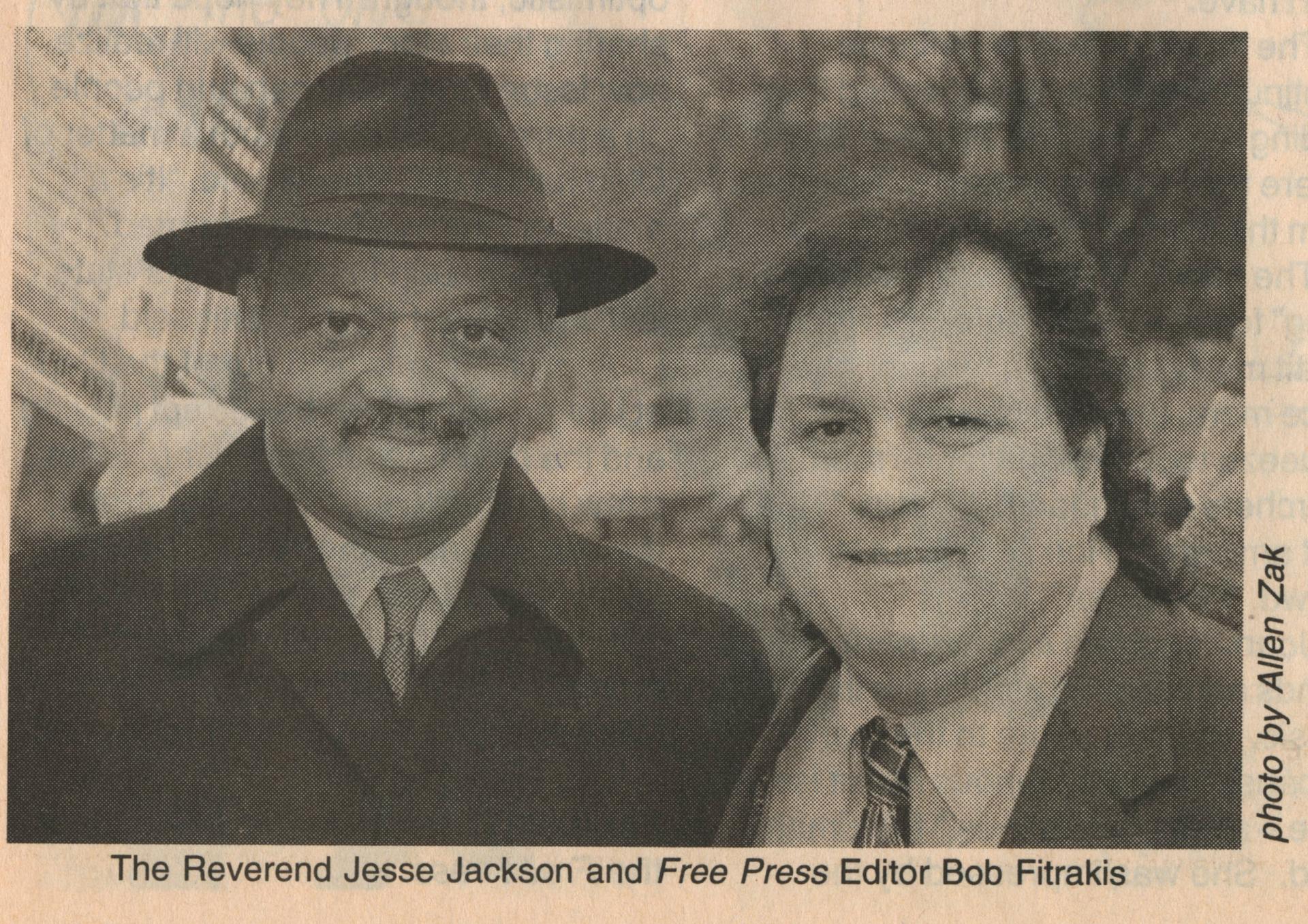 Jesse Jackson and Bob Fitrakis