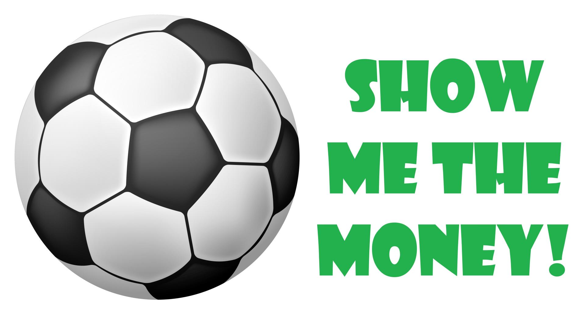 Soccer ball and Show Me The Money