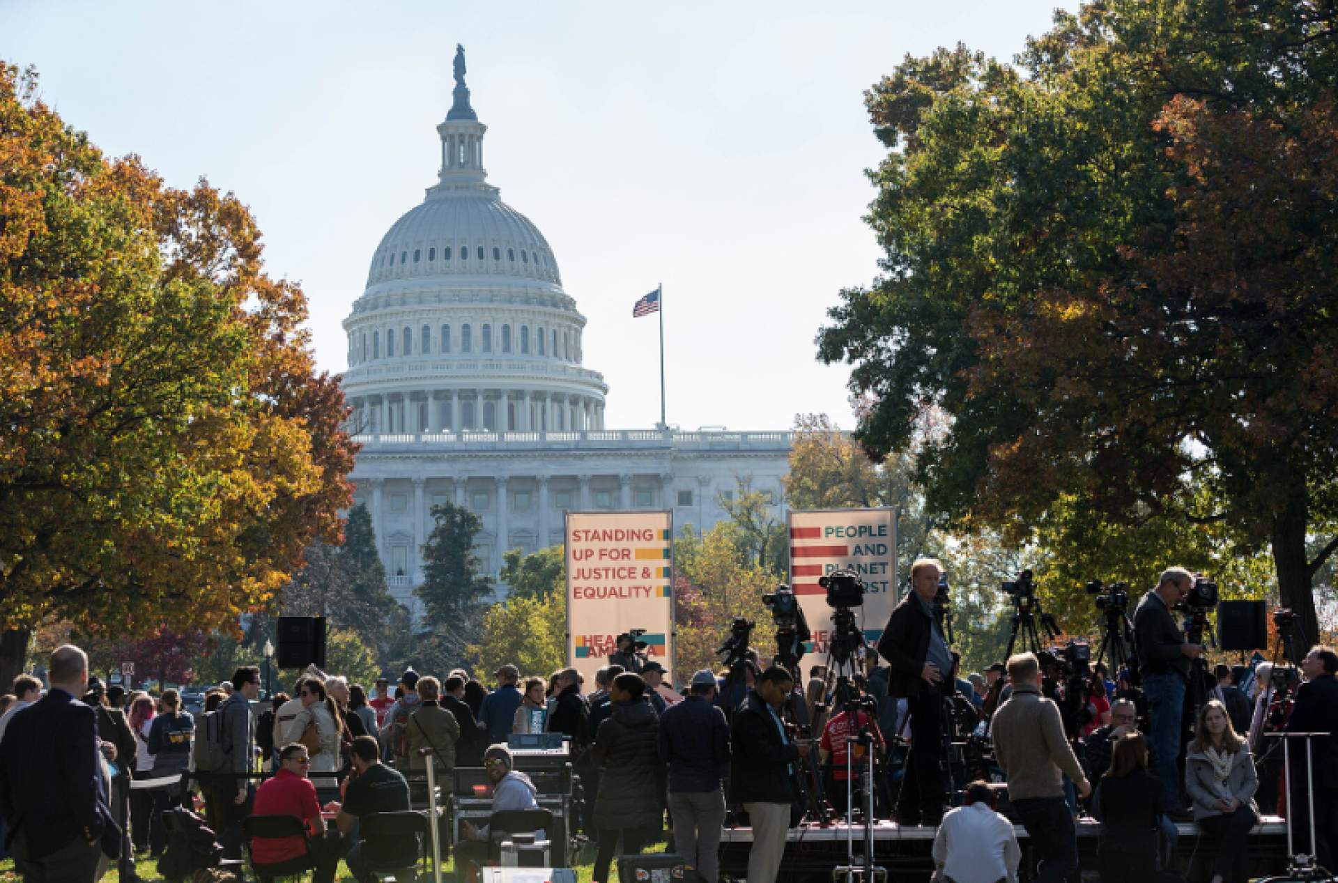 Protest at the US Capitol