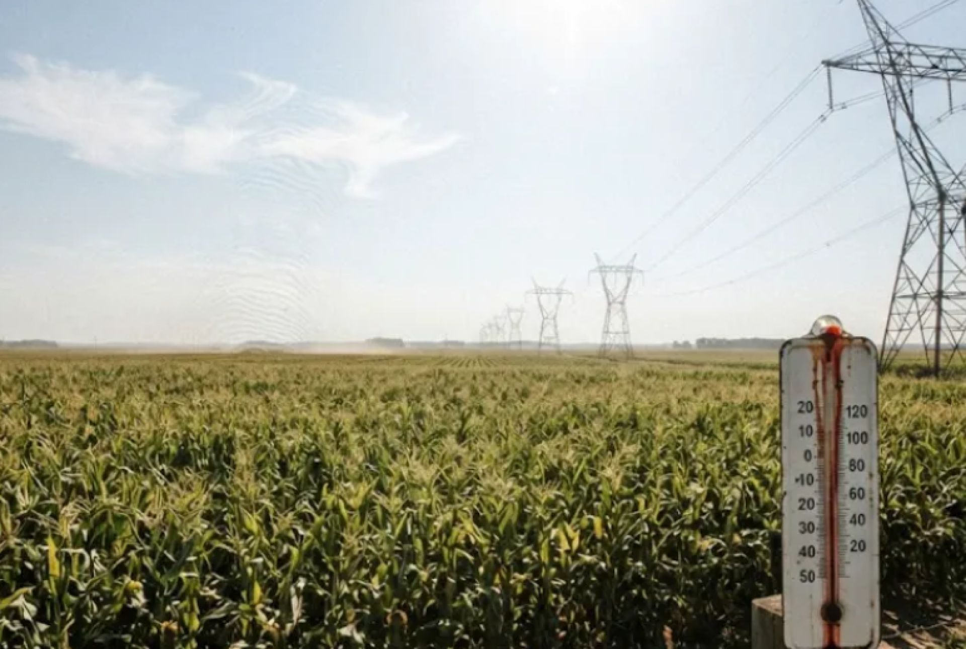 Electrical grid in a field