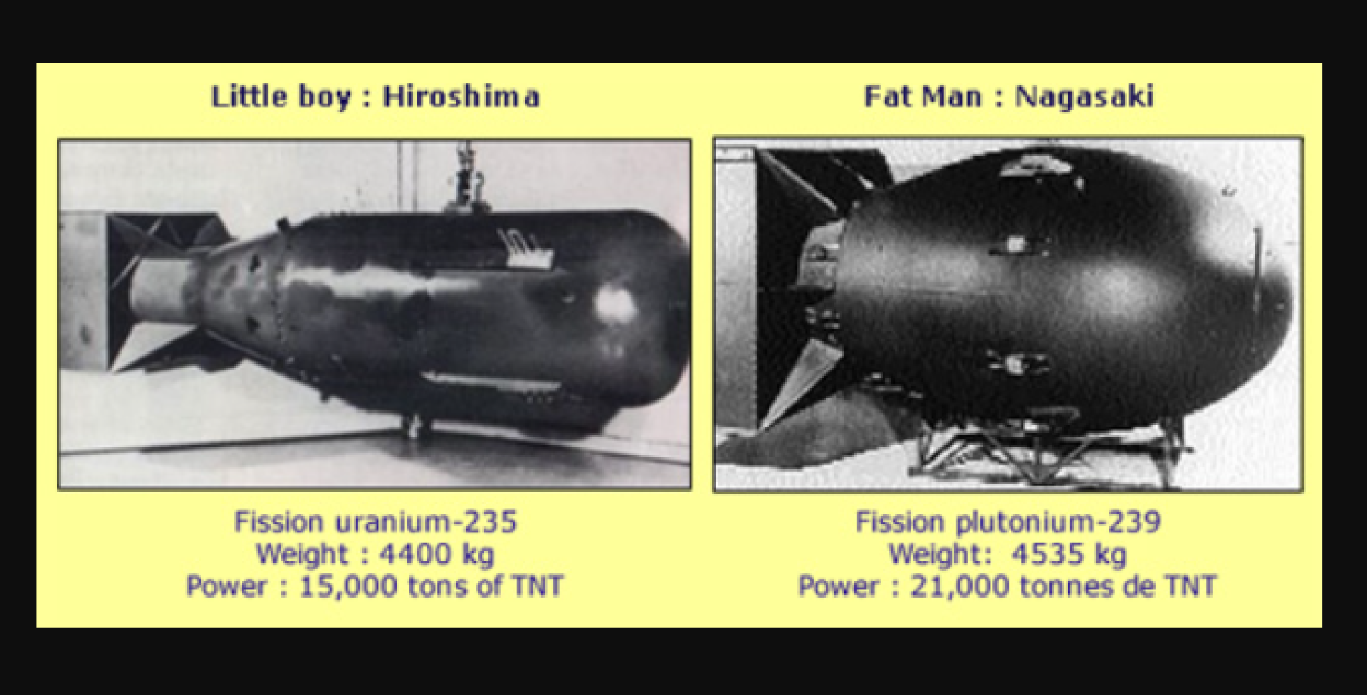 Two bombs