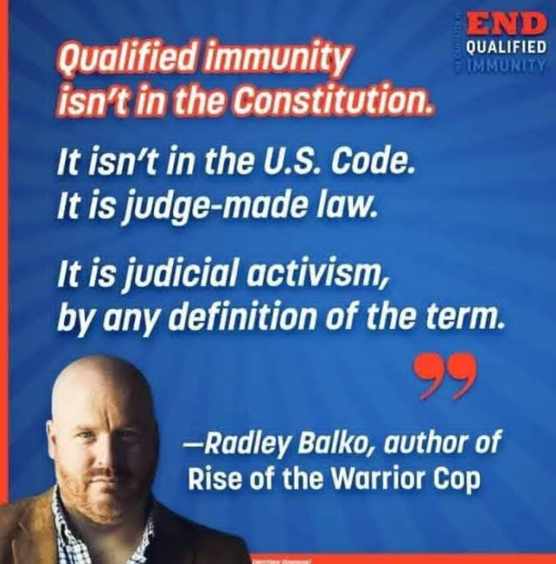 Statement on importance of qualified immunity