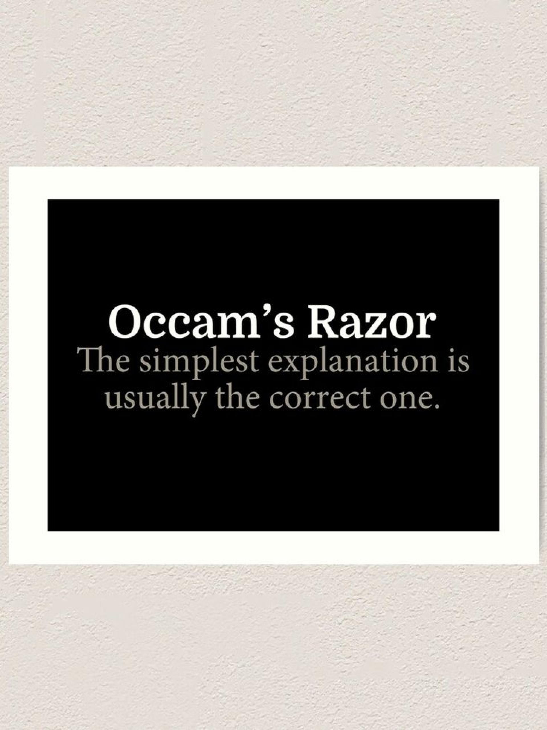 Occam's Razor